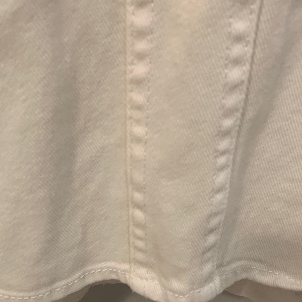 NWOT Oversized Velvet Heart Women's Off-White Denim Utility Jacket Small - Picture 12 of 13